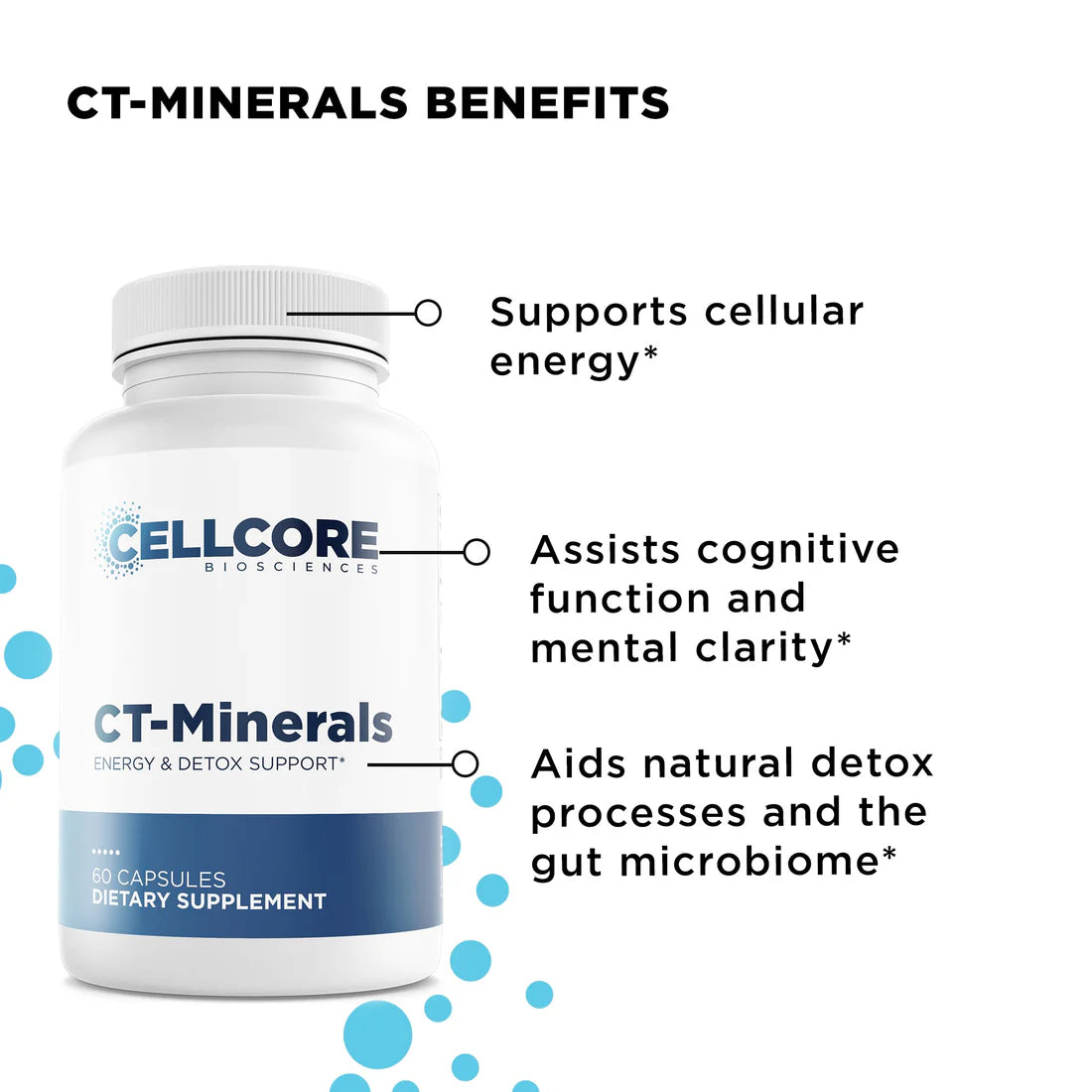 CT-Minerals Benefits Detox Support Kit CellCore TRS Detox