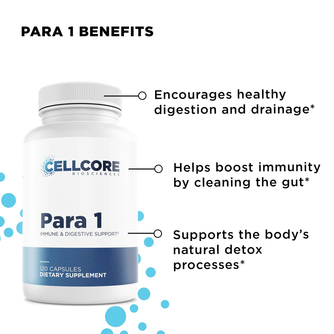 Para 1 Benefits Intestinal Permeability KIT CellCore TRS Detox