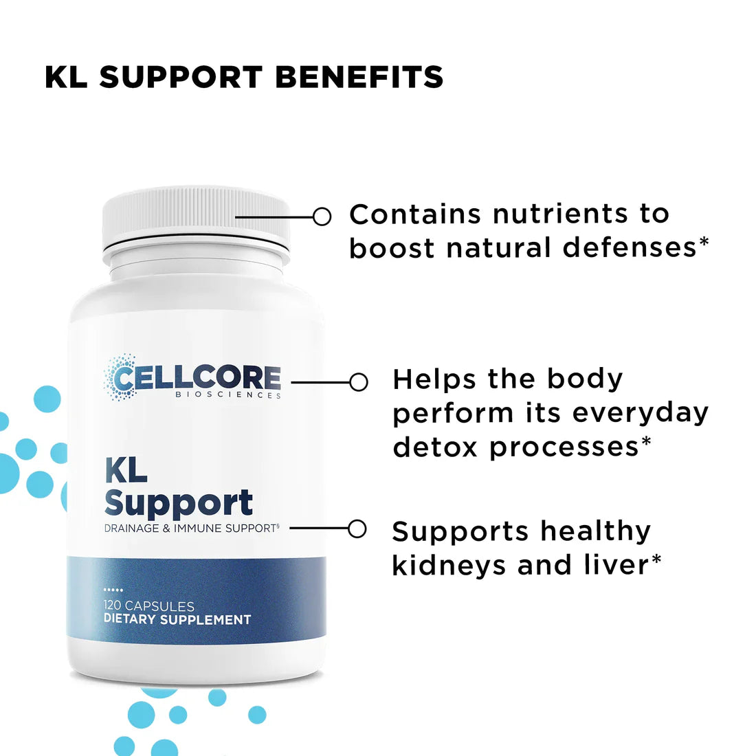 KL Support Benefits Phase 1 Cellcore Comprehensive Protocol TRS Detox