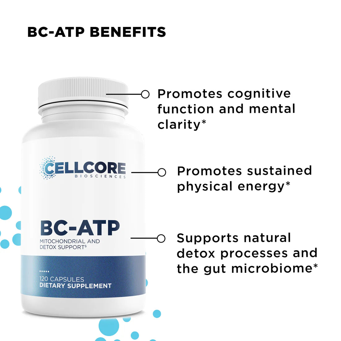 BC-ATP Benefits Jumpstart Kit Cellcore Eenergy & Drainage TRS Detox
